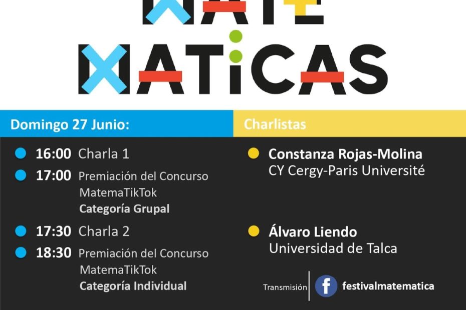 Festival de Matemáticas virtual: 27 de junio