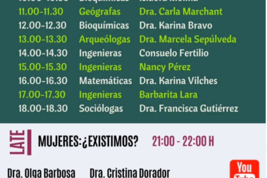 11 de febrero: Día de la Mujer y la Niña en la Ciencia