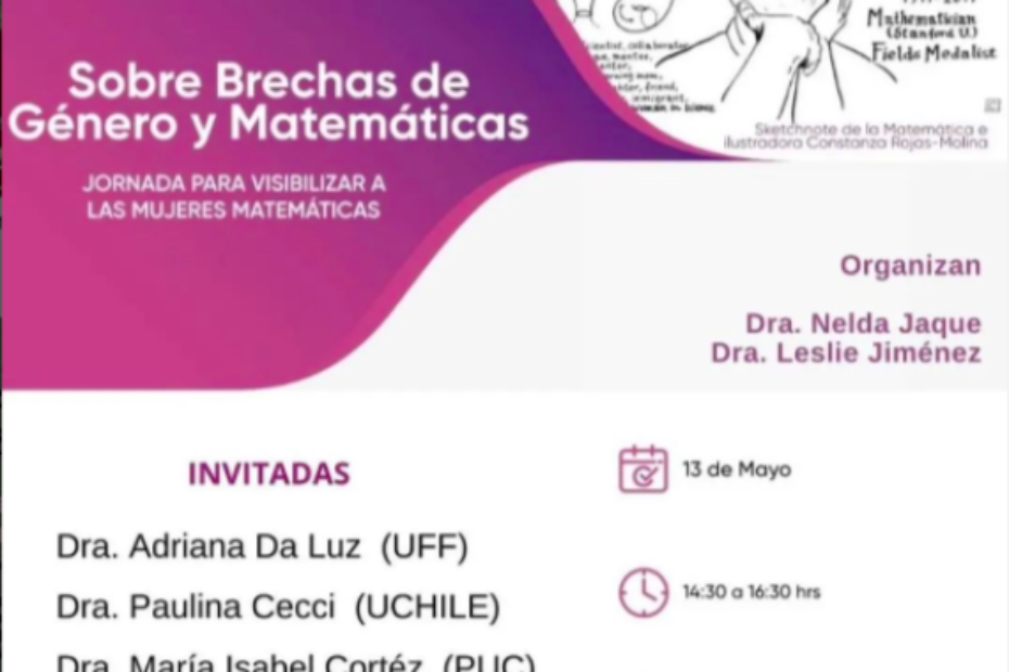 Conmemoración Mujeres Matemáticas UCHILE 12 de mayo