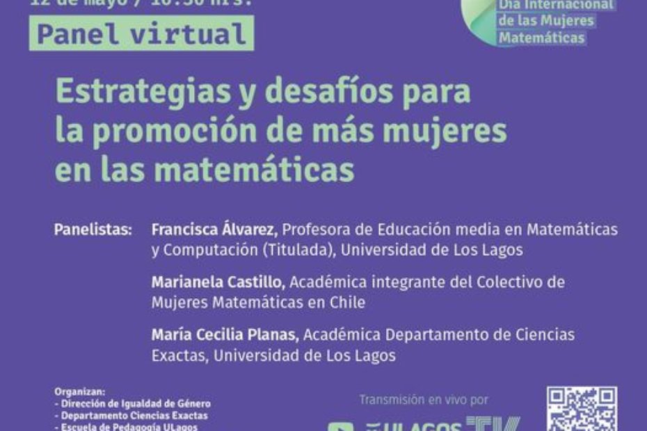 Conmemoración Mujeres Matemáticas ULagos 12 de mayo