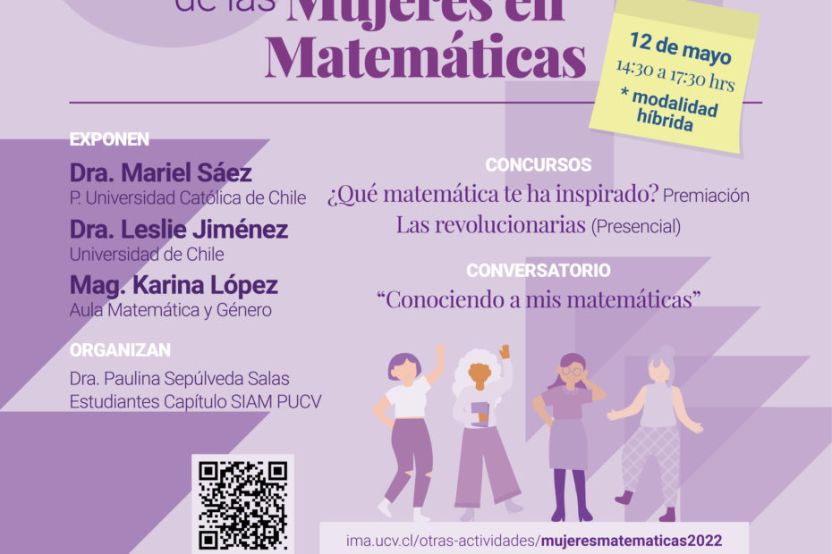 Conmemoración Mujeres Matemáticas IMA PUCV 12 de mayo